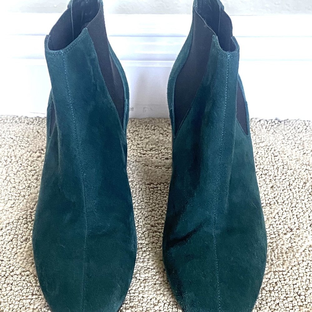 Rag & Bone "Aslen" Forest Green Suede Ankle Boots… - image 2